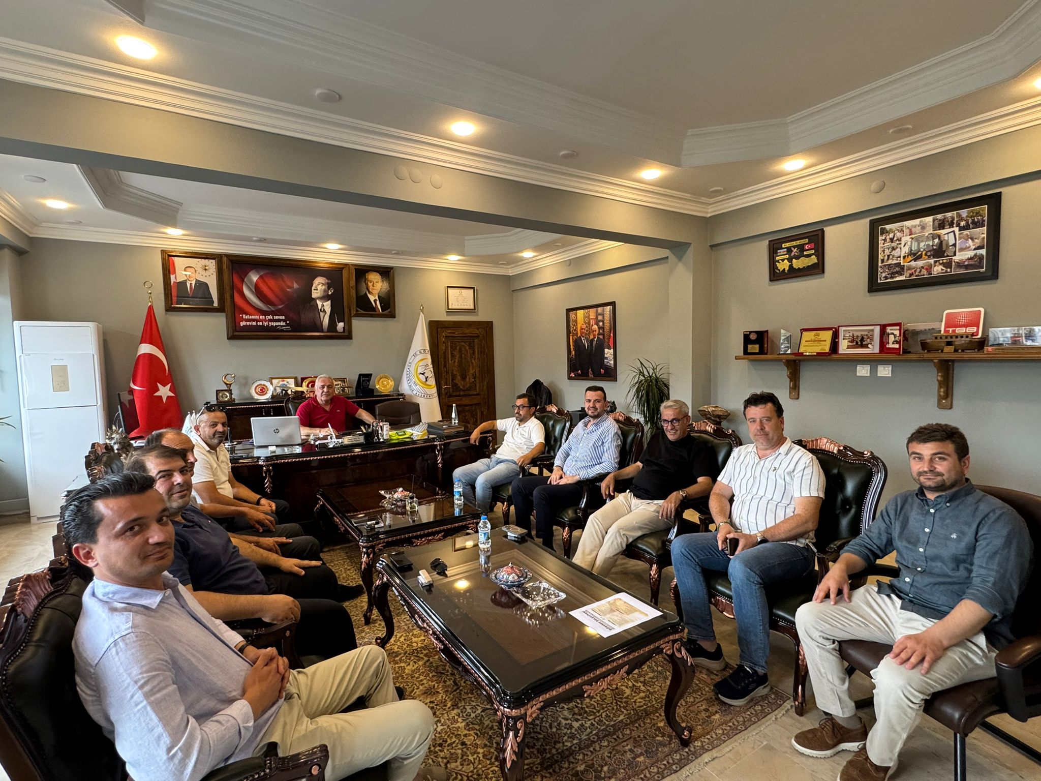 NTSO Başkan Adayı Mustafa ERTAŞ’tan Başkan Ömer EREN’e Ziyaret