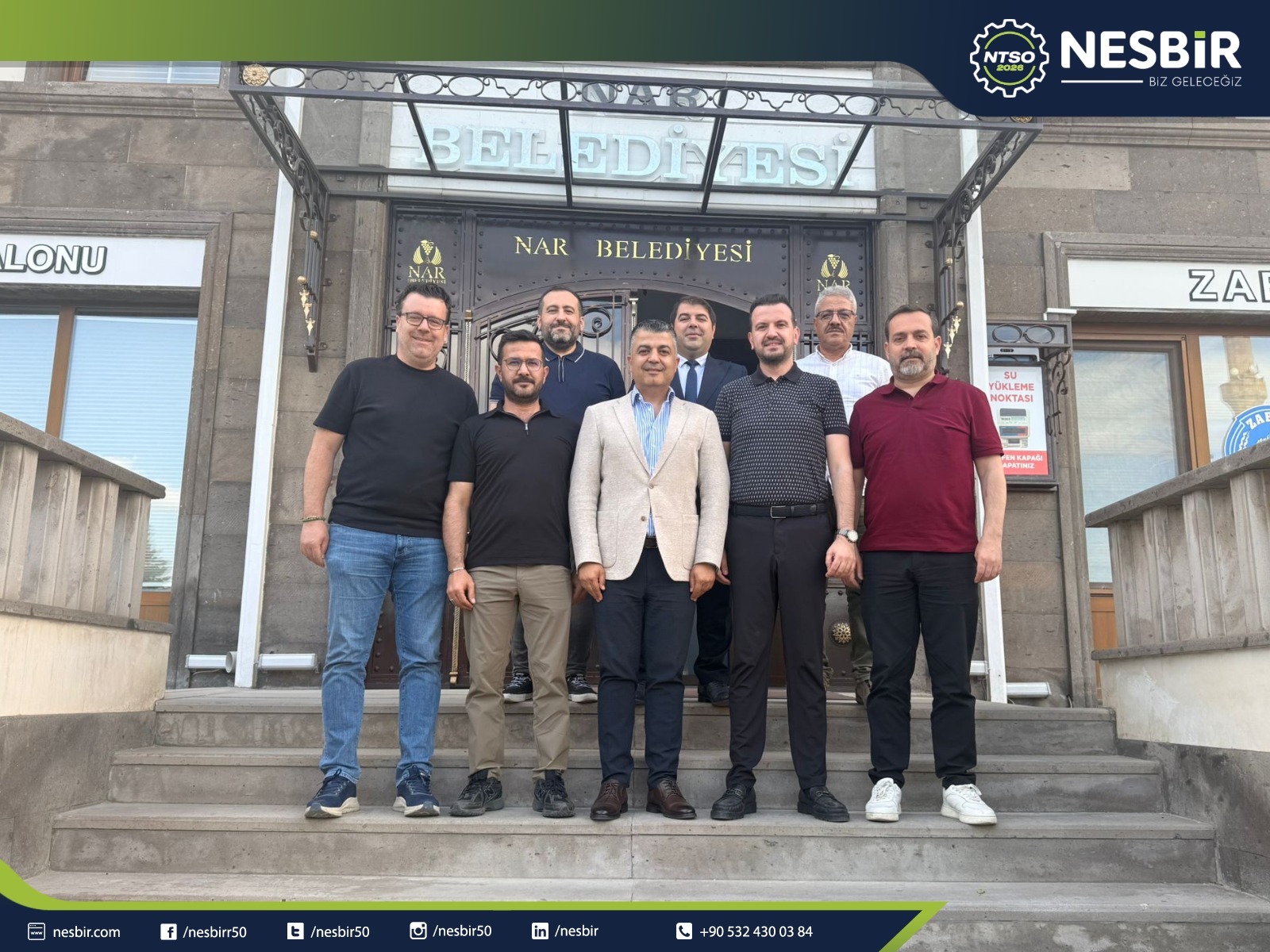 NTSO Başkan Adayı Ertaş’tan Nar Belediye Başkanı Özçelik’e Ziyaret